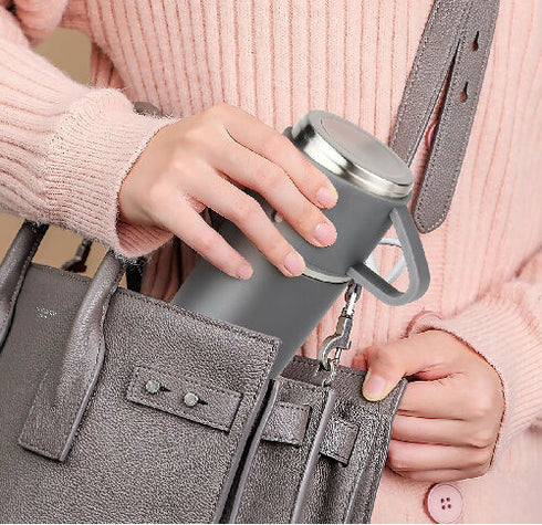 Thermal Insulated Travel Flask Set-Grey